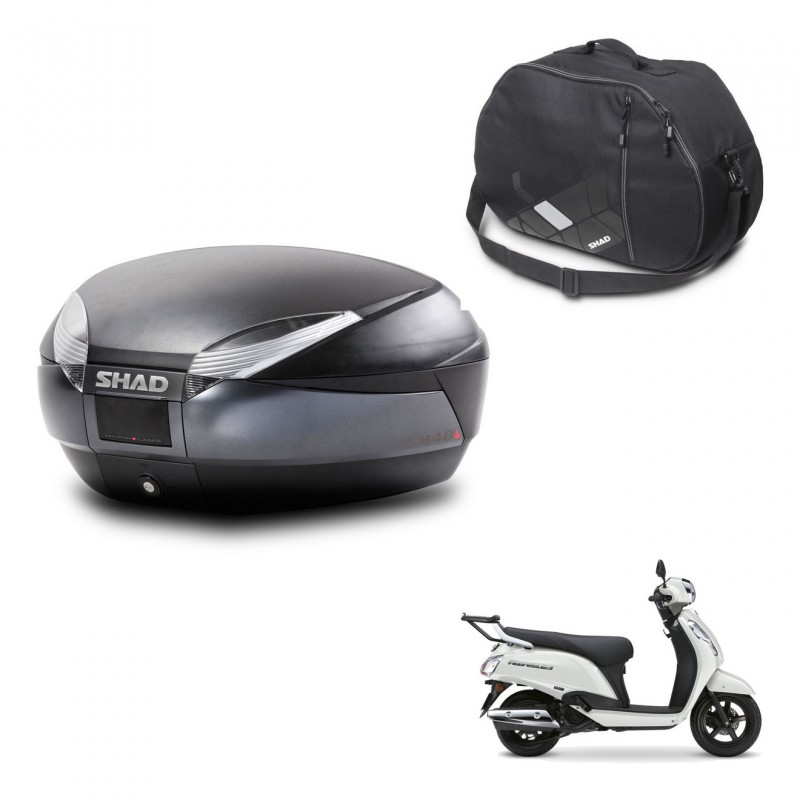 SHAD SH48 trunk + mounting bracket internal bag DARK GREY PREMIUM KIT-483166