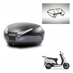 SHAD SH48 trunk + mounting bracket upper grill DARK GREY PREMIUM KIT-483168