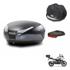 SHAD SH48 trunk + mounting bracket accessories DARK GREY PREMIUM KIT-483175
