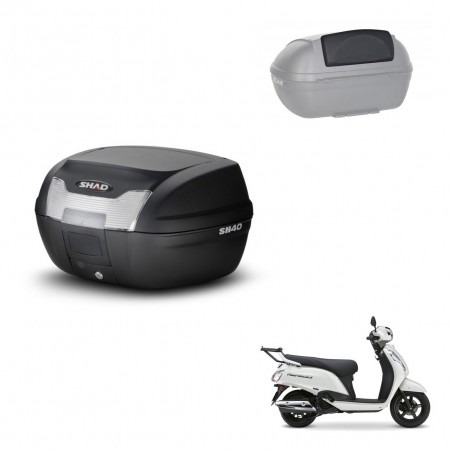 SHAD Baul SH40 + soporte montaje respaldo KIT-483210