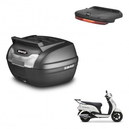 SHAD Trunk SH40 upper grill + mounting bracket brake light KIT-483221