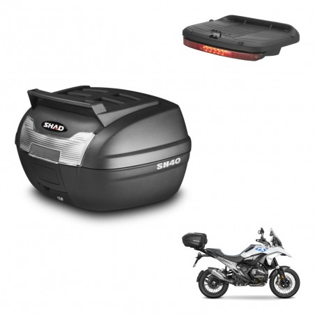 SHAD Trunk SH40 upper grill + mounting bracket brake light KIT-483225