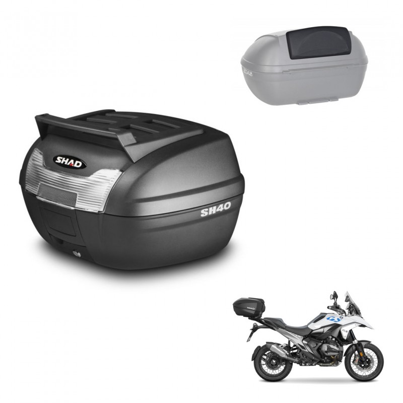 SHAD Trunk SH40 upper grill + mounting bracket backrest KIT-483226