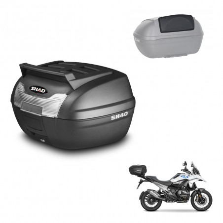 SHAD Baul SH40 parrilla superior + soporte montaje respaldo KIT-483226