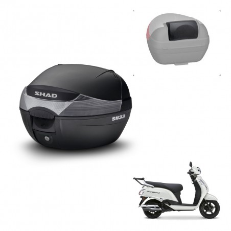 SHAD Trunk SH33 + mounting bracket backrest KIT-483234