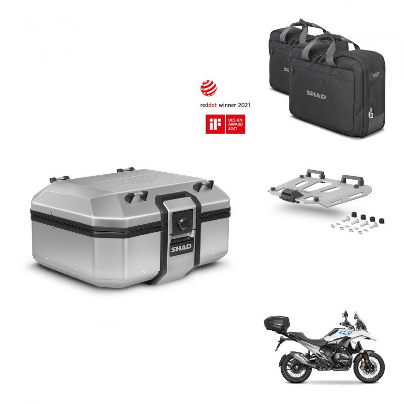 SHAD Rear trunk + mounting bracket grill accessories TR37 TERRA KIT-483418