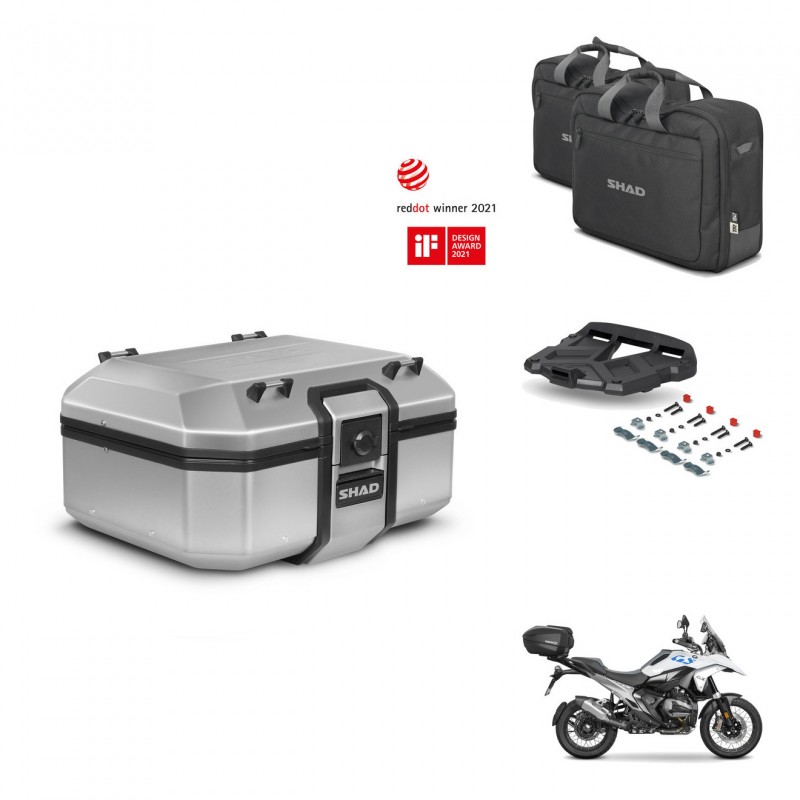 SHAD Rear trunk + mounting bracket grill accessories TR37 TERRA KIT-483425