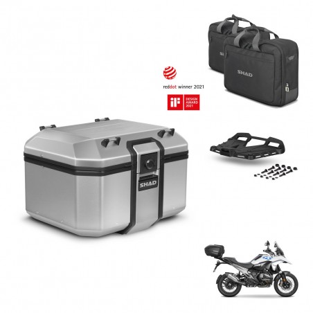 SHAD Baul trasero + soporte montaje parrilla accesorios KIT-483594