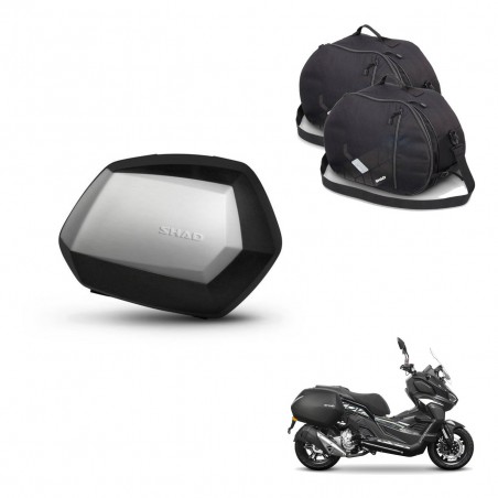 SHAD Maletas SH35 PREMIUM + soporte montaje bolsa interna KIT-485882