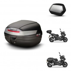 SHAD Maletas SH35 PREMIUM + soporte montaje Baul maleta KIT-485899