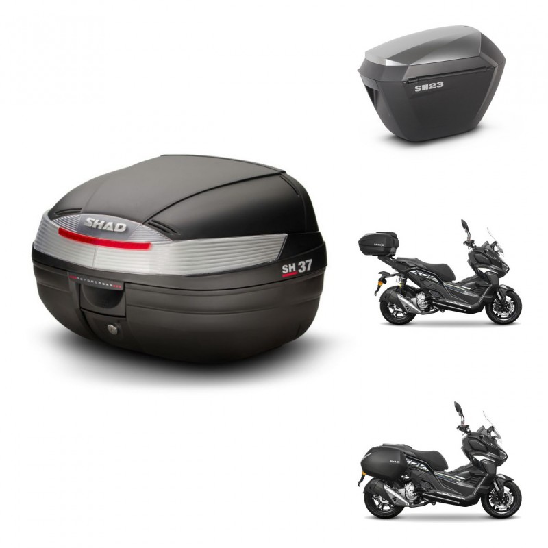 SHAD Maletas sh23 alu + soporte montaje Baul maleta KIT-485901