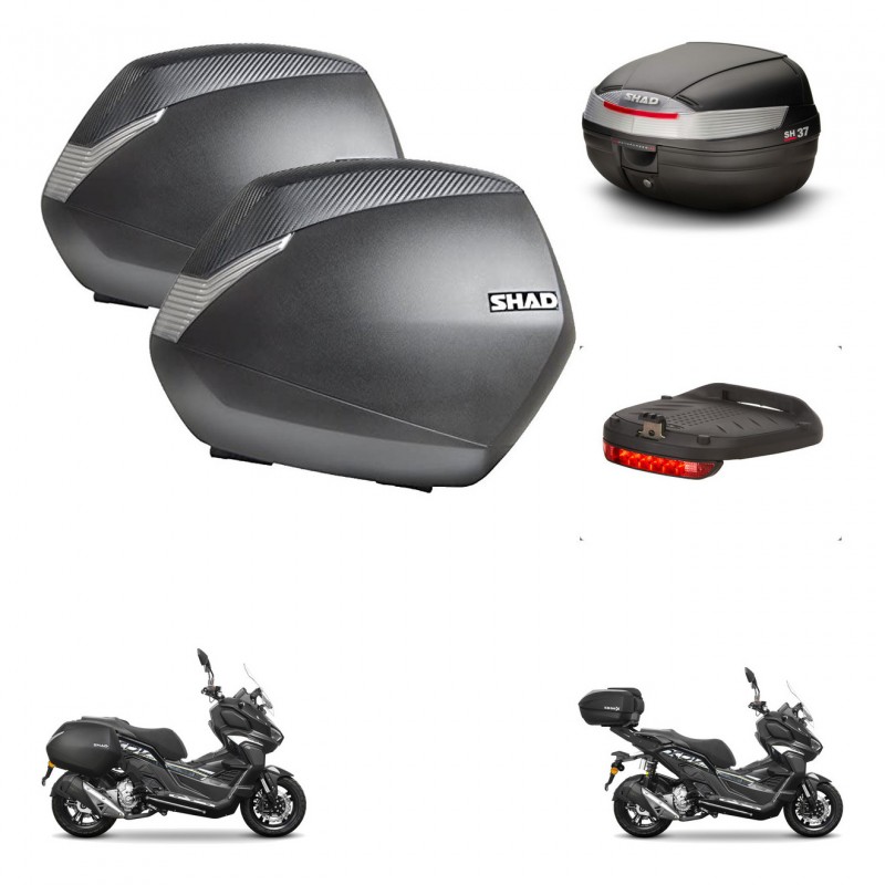 SHAD Baul maleta + soporte montaje maletas SH36 accesorios KIT-485902