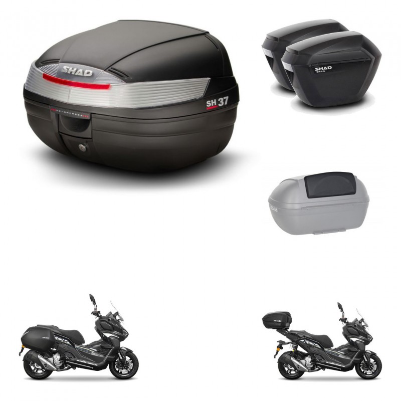 SHAD Maletas sh23 + soporte montaje Baul maleta accesorios KIT-485910