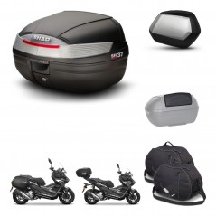 SHAD Maletas SH35 PREMIUM + soporte montaje Baul maleta accesorios KIT-485912