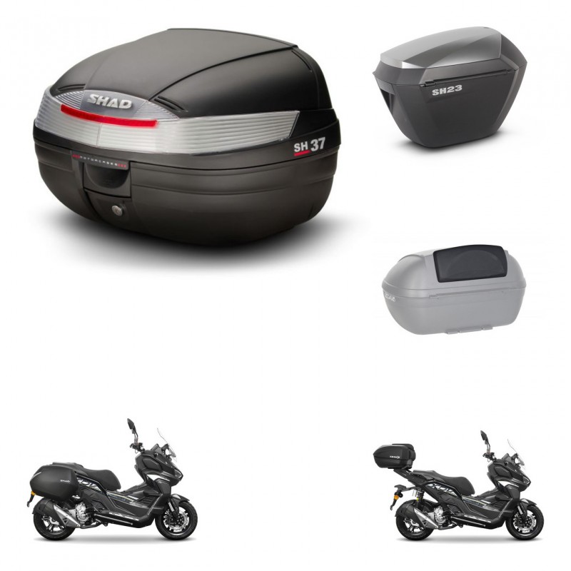 SHAD Maletas sh23 alu + soporte montaje Baul maleta accesorios KIT-485913