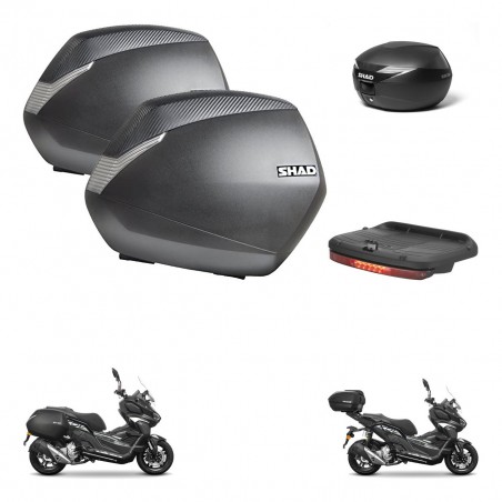 SHAD Suitcase trunk + mounting bracket SH36 suitcases accessories KIT-485926