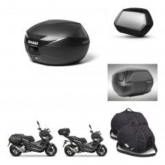 SHAD Maletas SH35 PREMIUM + soporte montaje Baul maleta accesorios KIT-485936