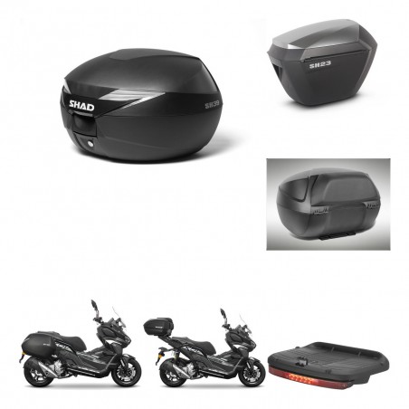 SHAD Maletas sh23 alu + soporte montaje Baul maleta accesorios KIT-485943