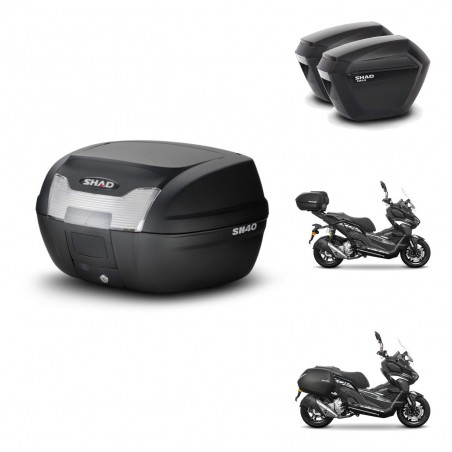 SHAD Maletas sh23 + soporte montaje baul SH40 KIT-485944
