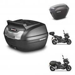 SHAD Maletas sh23 alu + soporte montaje baul SH40 parrilla superior KIT-485953