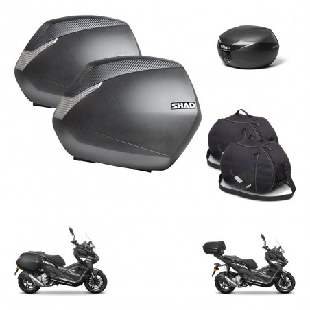 SHAD Suitcase trunk + mounting bracket SH36 suitcases accessories KIT-485961