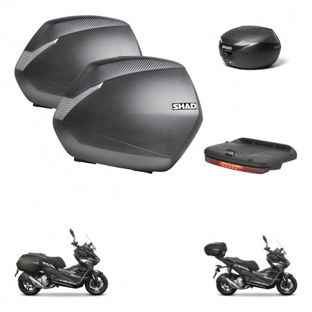 SHAD Suitcase trunk + mounting bracket SH36 suitcases accessories KIT-485966