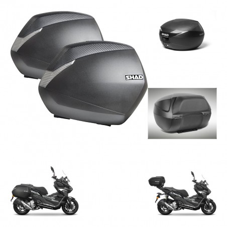 SHAD Suitcase trunk + mounting bracket SH36 suitcases accessories KIT-485972