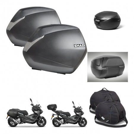 SHAD Suitcase trunk + mounting bracket SH36 suitcases accessories KIT-485973