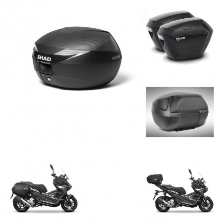SHAD Maletas sh23 + soporte montaje Baul maleta accesorios KIT-485974