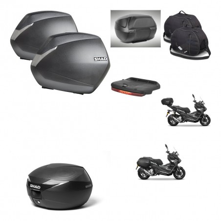 SHAD Suitcase trunk + mounting bracket SH36 suitcases accessories KIT-485979