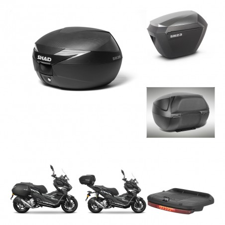SHAD Maletas sh23 alu + soporte montaje Baul maleta accesorios KIT-485983