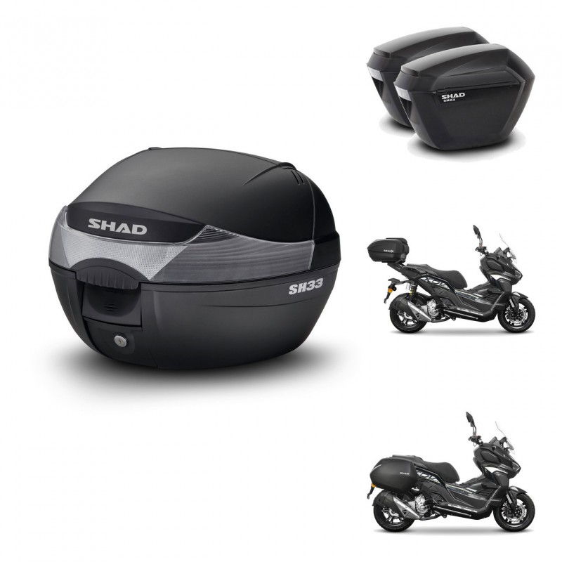 SHAD Maletas sh23 + soporte montaje baul SH33 KIT-485984