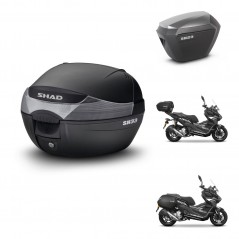 SHAD Maletas sh23 alu + soporte montaje baul SH33 KIT-485985