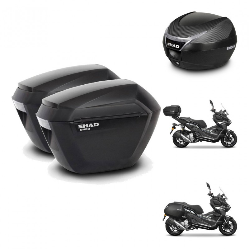 SHAD Baul SH34 + soporte montaje maletas sh23 KIT-485992