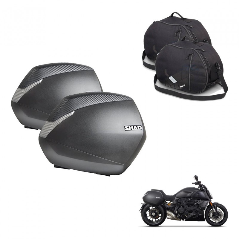 SHAD Maletas laterales + accesorios herraje 3p KIT-434775