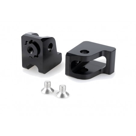 PUIG Set of right / left adjustable rider footpegs adapter fittings 20387