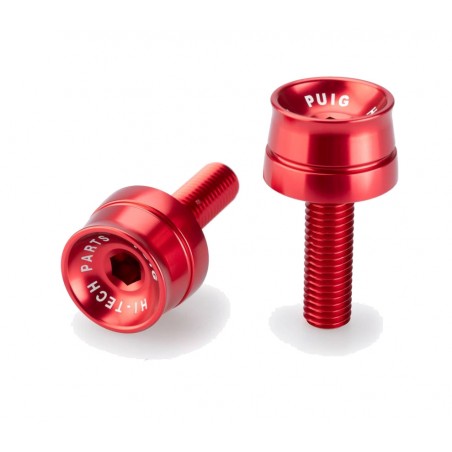 PUIG ALUMINUM HANDLEBAR COUNTERWEIGHTS TERMINALS SPEED 21018VAR