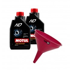 TUDETIC - Kit de 2x Aceite Transmisión + Embudo HD 80W90 1L KT-112