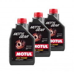 TUDETIC Kit of 3x MOTYLGEAR HD 80W110 Transmission Oil and 75W85 KT-139