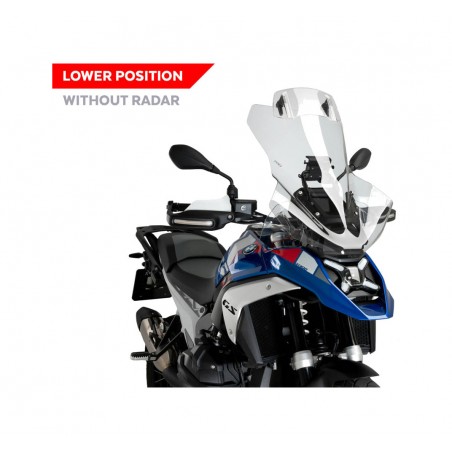 PUIG Windshield screen dome with extra height visor TOURING 21841