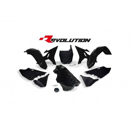 RACETECH Complete plastic kit + gasoline fuel tank REVOLUTION 1088017005