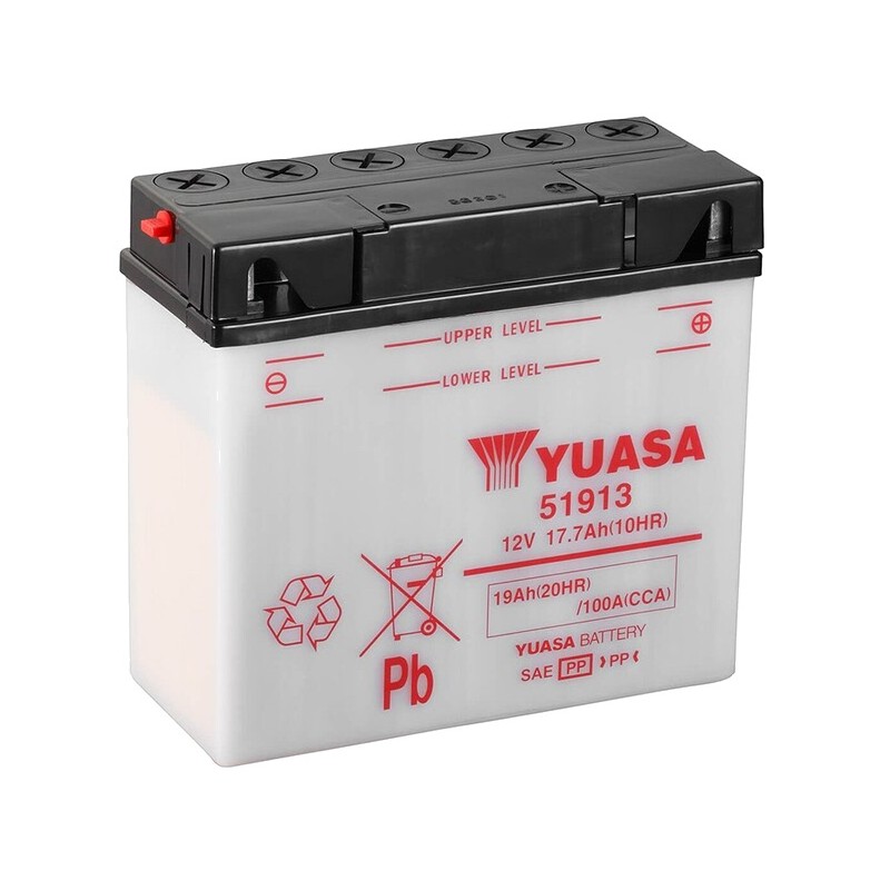 YUASA Battery with electrolyte 51913 COMBIPACK 1113580