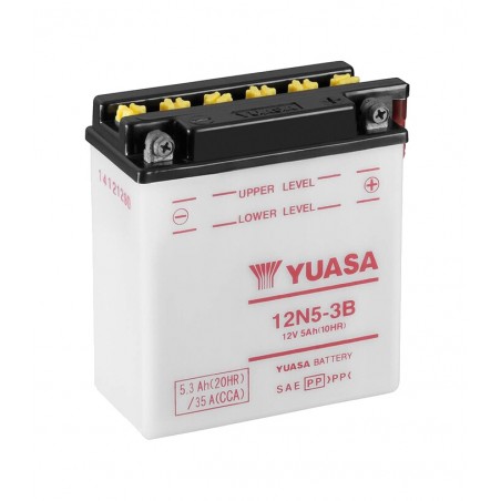 YUASA Battery with electrolyte 12N5-3B COMBIPACK 1113582