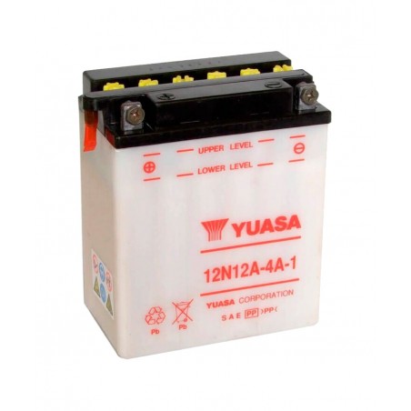 YUASA Battery with electrolyte 12N12A-4A-1 COMBIPACK 1113593