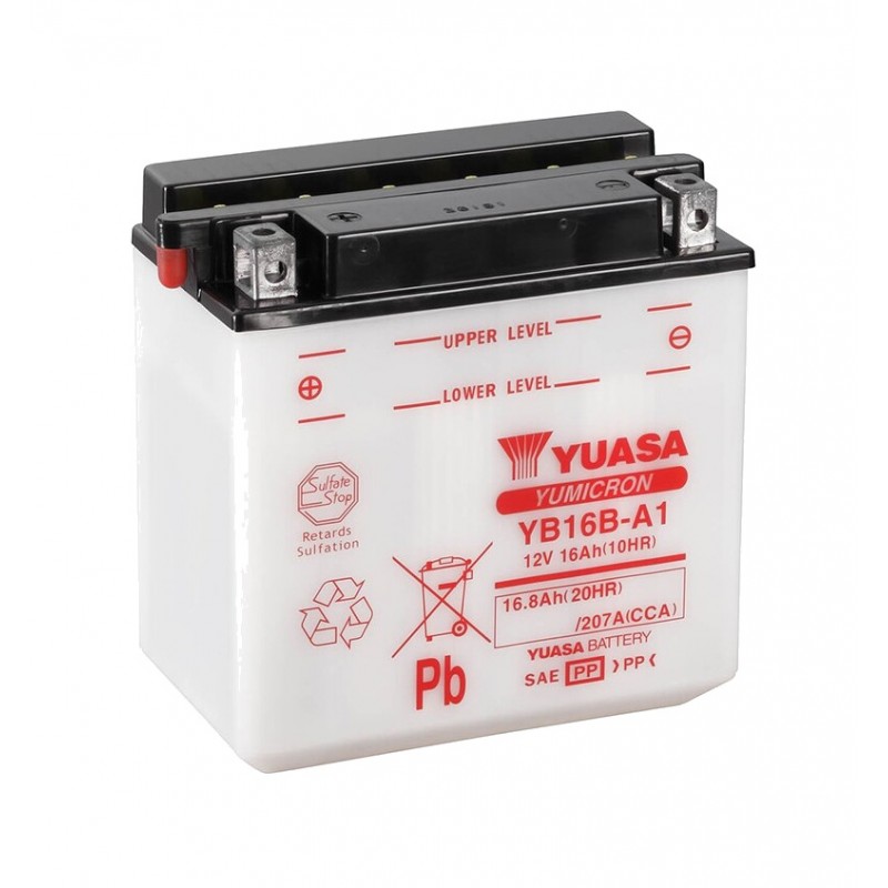 YUASA Batería con electrolito YB16B-A1 COMBIPACK 1113594