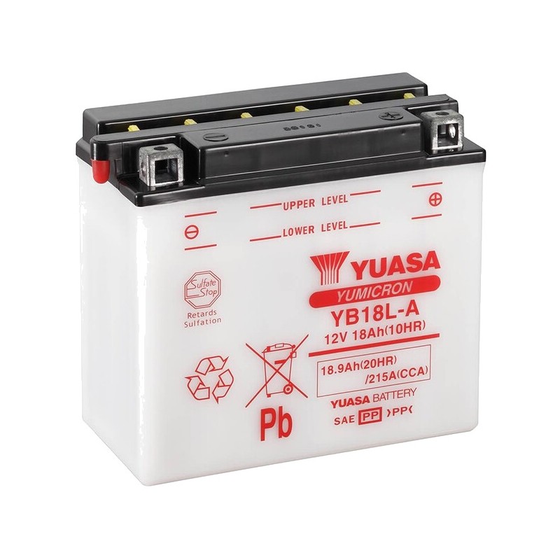 YUASA Batería con electrolito YB18L-A COMBIPACK 1113595
