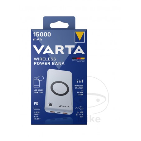 Wireless portable charger + cable USB C 15.000 MAH 1560146