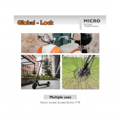 GLOBAL-LOCK Antirrobo disco con llave para discos MICRO 5,5MM 5726828