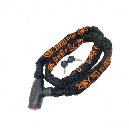 GLOBAL-LOCK Antirrobo cadena integrada con llave de discos 10X1500 5728801