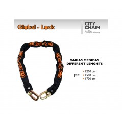 GLOBAL-LOCK Anti-theft padlock chain 10X1500 5726851
